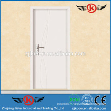 JK-P9063 blanc intérieur intérieur pvc mdf portes encastrées pour armoire de cuisine